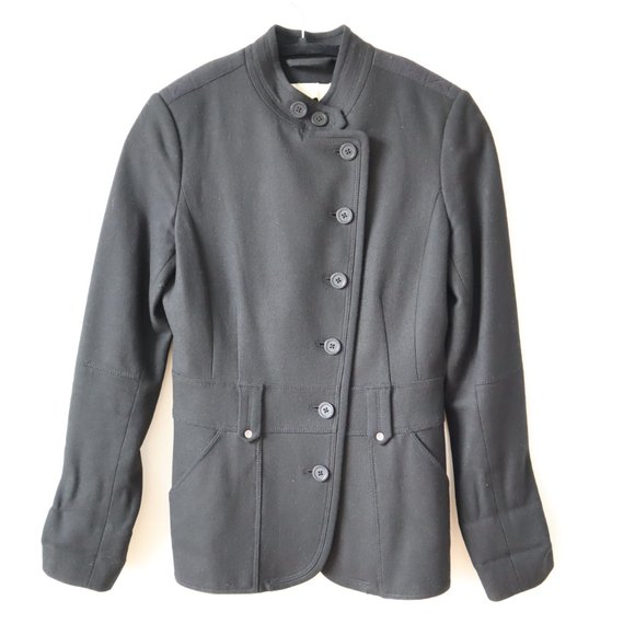 Community Military Style Black Jacket, Size 2 - Picture 11 of 17